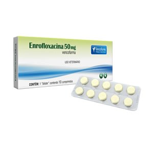 ENROFLOXACINO VENCO 50 MG 10 COMP.