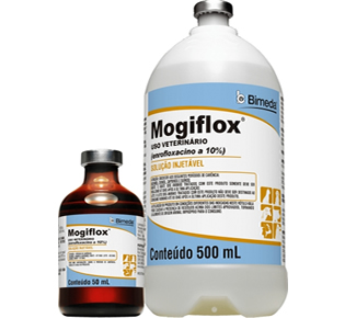 MOGIFLOX 50ML  (10% ENROFLOXACINO) BIMEDA BRASIL