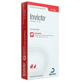 INVICTO 11,4 MG 1 CP - ATÉ 11,4KG