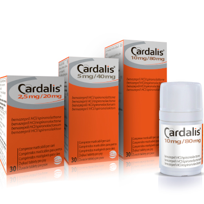 CARDALIS 2,5/20MG - 5 A 10KG 30 COMP.