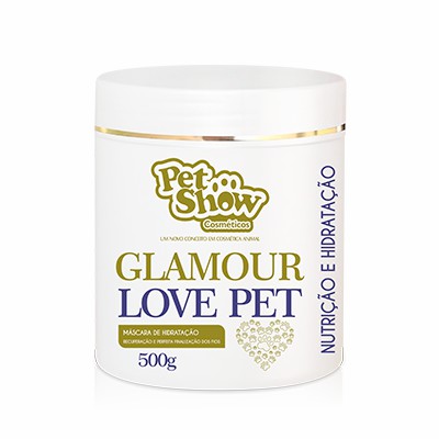 MASCARA DE HID. GLAMOUR LOVE PET 500ML - PET SHOW