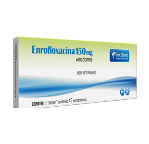 ENROFLOXACINO VENCO 150 MG 10 COMP